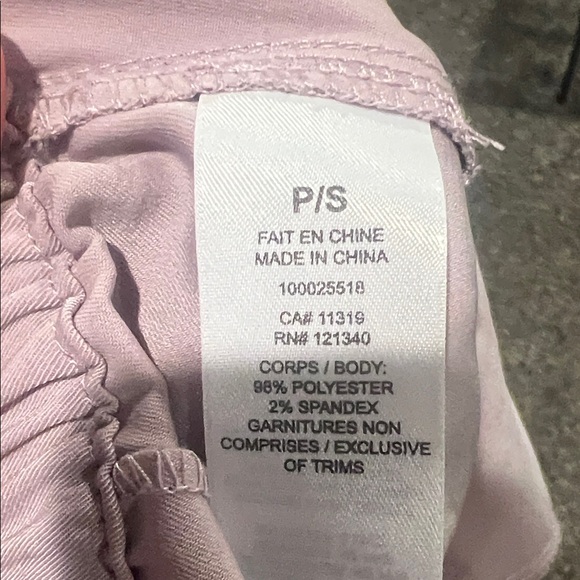 DYNAMITE Magnetic Hem Light Pink Jogger Pants Size Small Stretch Relaxed - Picture 4 of 4